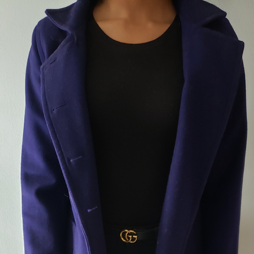 Blue Wool Coat